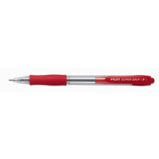Golyóstoll, 0,27 mm, PILOT Super Grip piros (BPGP‐10R‐F‐R) toll