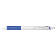 Golyóstoll, 0,32 mm, nyomógombos, PILOT "Acroball Pure White", kék toll