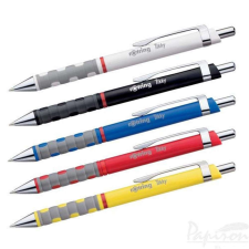 Golyóstoll fehér test, rotring tikky iii, írásszín kék toll