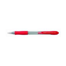  Golyóstoll PILOT Super Grip Ball Point Pen Fine nyomógombos piros toll