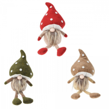  Gomba sapis manó lógólábú dekorációs kellék