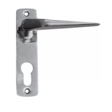 Gomboss/Perfekto Alu 410 Pajzsos Ajtókilincs F1 Ezüst 88 mm WC zár és alkatrészei