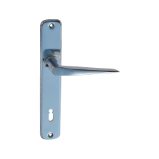 Gomboss/Perfekto Alu 410 Pajzsos Ajtókilincs F1 Ezüst 90 mm BB zár és alkatrészei