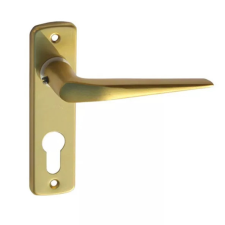 Gomboss/Perfekto Alu 410 Pajzsos Ajtókilincs F3 Arany 85 mm PZ zár és alkatrészei