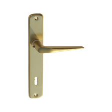 Gomboss/Perfekto Alu 410 Pajzsos Ajtókilincs F3 Arany 90 mm BB zár és alkatrészei