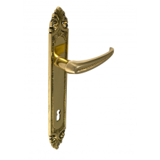 Gomboss/Perfekto Barokk Kilincsgarnitúra Réz 90 mm BB zár és alkatrészei