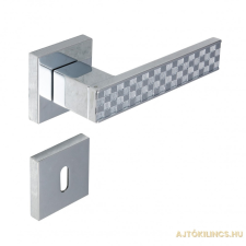 Gomboss/Perfekto Chess G13 Négyzetrozettás Fényes Króm BB zár és alkatrészei