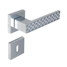 Gomboss/Perfekto Chess G13 Négyzetrozettás Fényes Króm Csak Kilincs Felső Rozettán zár és alkatrészei