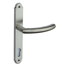 Gomboss/Perfekto Gina Pajzsos Kilincsgarnitúra Rozsdamentes Inox 90 mm BB zár és alkatrészei