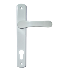 Gomboss/Perfekto Larina Pajzsos Szögletes Fehér szín 85 mm PZ zár és alkatrészei