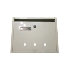 Gomboss/Perfekto Lépcsőházi Postaláda (Monaco) 310mm X 230mm X 60mm lefele nyíló Fehér postaláda