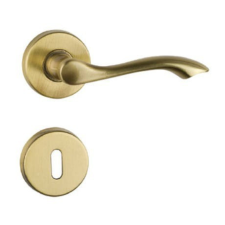 Gomboss/Perfekto Madeira Körrozettás Antik Súrolt Felület Csak Kilincs Felső Rozettán zár és alkatrészei