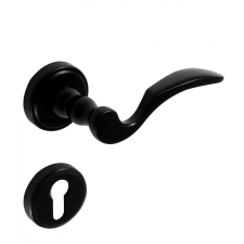 Gomboss/Perfekto Martin Körrozettás Fekete Szín Csak Kilincs Felső Rozettán zár és alkatrészei