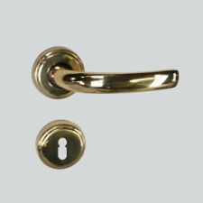 Gomboss/Perfekto Márton Körrozettás Réz Csak Kilincs Felső Rozettán zár és alkatrészei