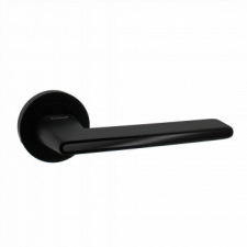 Gomboss/Perfekto Ontario Körrozettás Fekete Fényes Fekete betéttel WC zár és alkatrészei