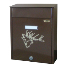 Gomboss/Perfekto Postaláda Posta II. szarvas motívummal Barna postaláda