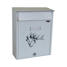 Gomboss/Perfekto Postaláda Posta II. szarvas motívummal Fehér postaláda