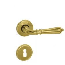 Gomboss/Perfekto Valentina Körrozettás Réz Csak Kilincs Felső Rozettán zár és alkatrészei