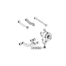  Gömbtámasz HÁTUL MERCEDES ML W164 2005- ZST-ME-001 autóalkatrész