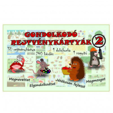 Gondolkodó rejtvénykártyák 2. kártyajáték