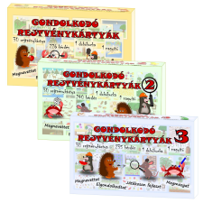  Gondolkodó rejtvénykártyák - Tripla csomag logikai játék