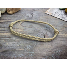 Gondoskodás barna paracord karkötő karkötő