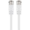 Goobay 11866 Type-F antenna kábel 15m - Fehér (11866)