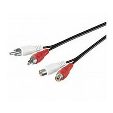 Goobay 2RCA hosszabító audio kábel 10m (50437) kábel és adapter