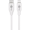 Goobay 39446 USB-C apa 2.0 - Lightning apa Adat és töltőkábel - Fehér (1m)
