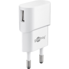 Goobay 44948 Hálózati USB-A töltő - Fehér (5W) mobiltelefon kellék