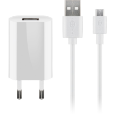 Goobay 44983 Micro-USB / USB-A Hálozati töltő készlet - Fehér (5W) (44983) mobiltelefon kellék