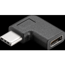 Goobay 45402 USB 3.0 Type-C 90°-os Adapter Fekete kábel és adapter