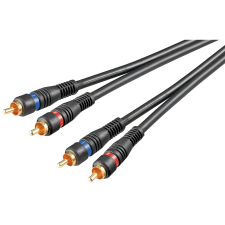 Goobay 50032 2x RCA apa - 2x RCA apa Kábel (1.5m) (50032) kábel és adapter