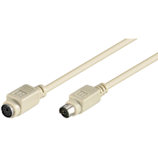 Goobay 50222 PS/2 Hosszabbító kábel 2m kábel és adapter