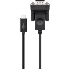 Goobay 51769 USB-C - VGA Kábel 1.8m - Fekete kábel és adapter