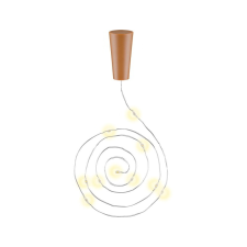 Goobay 57866 Beltéri LED palack fényfüzér 0.95m - Meleg fehér (3db) karácsonyfa izzósor
