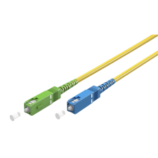 Goobay 59657 optikai patch kábel OS2 Simplex 0.5m - Sárga (59657) kábel és adapter