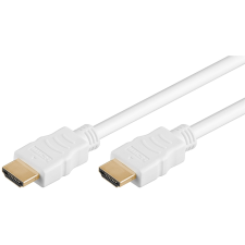 Goobay 61018 HDMI 2.0 - HDMI 2.0 Kábel 1m - Fehér (61018) kábel és adapter