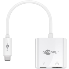 Goobay 62110 USB-C apa - HDMI anya Adapter kábel és adapter