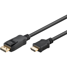 Goobay 64837 HDMI 1.4 - DisplayPort 1.2 Kábel 3m - Fekete (64837) kábel és adapter