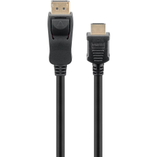 Goobay 64844 DisplayPort 1.2 - HDMI 2.0 Kábel 5m - Fekete kábel és adapter