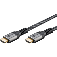 Goobay 65260 Ultra High Speed HDMI 2.1 - HDMI 2.1 Kábel 1m - Szürke kábel és adapter