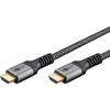 Goobay 65261 Ultra High Speed HDMI 2.1 - HDMI 2.1 Kábel 2m - Szürke (65261)