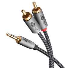 Goobay 65290 3.5mm Jack apa - 2x RCA apa Kábel (5m) (65290) kábel és adapter