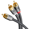 Goobay 65301 RCA apa - 2x RCA apa Kábel (3m) (65301)