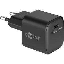 Goobay 65331 USB-C Hálózati töltő - Fekete (45W) mobiltelefon kellék