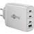 Goobay 65556 3x USB-C / USB-A Hálózati töltő - Fehér (100W)