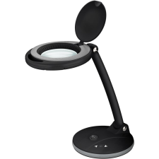 Goobay 65576 LED Asztali lámpa nagyítóval - Fekete (65576) világítás