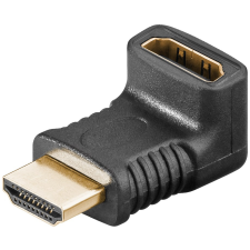 Goobay 65744 HDMI apa - HDMI anya 90° Adapter kábel és adapter