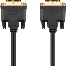 Goobay 69208 DVI-I - DVI-I Kábel 10m - Fekete kábel és adapter